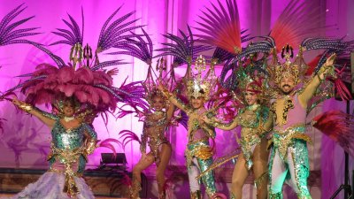 Presentación de la comparsa Los Cumbacheros, 2025