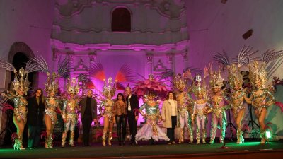 Presentación de la comparsa Los Cumbacheros, 2025