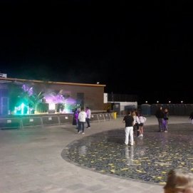 Concierto en el parque Islas Canarias la noche del pasado sábado