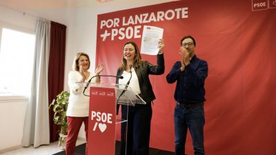 María Dolores Corujo presenta su candidatura a la Secretaría General del PSOE de Lanzarote