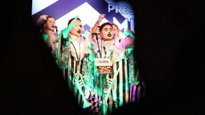 Presentación de la murga Los Simplones, 2025