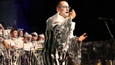 Presentación de la murga Los Simplones, 2025
