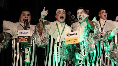 Presentación de la murga Los Simplones, 2025
