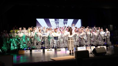 Presentación de la murga Los Simplones, 2025