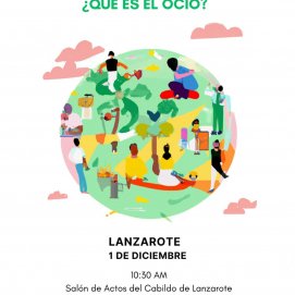 Cartel de la conferencia previa a las Olimpiadas 