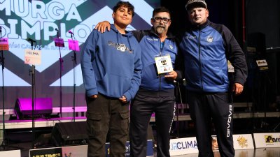 Presentación de la murga Los Simplones, 2025