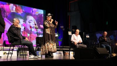 Presentación de la murga Los Simplones, 2025