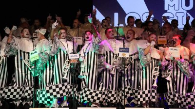 Presentación de la murga Los Simplones, 2025