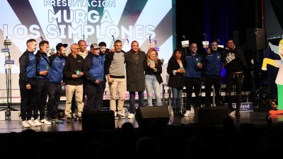 Presentación de la murga Los Simplones, 2025