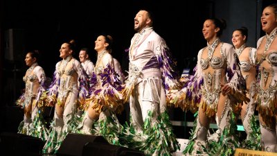 Presentación de la murga Los Simplones, 2025