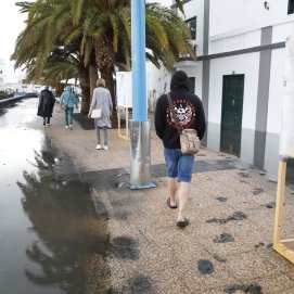 Lluvias en Arrecife (Fotos: José Luis Carrasco y cedidas)