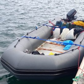 Neumática en el muelle de Órzola