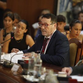 El portavoz de Vox en el Cabildo de Lanzarote, Óscar Pérez. Foto: José Luis Carrasco.