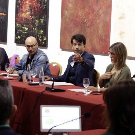 Marcos Bergaz durante un pleno