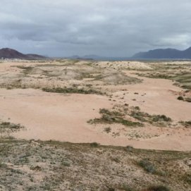 Fragmentación del hábitat causada por la extracción de arena en El Jable, Lanzarote Foto UICN