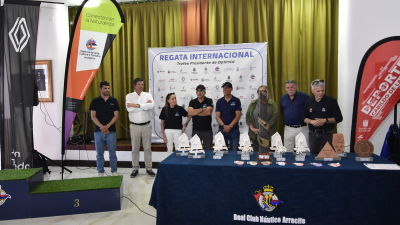 Entrega de premios de la Regata Internacional Trofeo Presidente de Optimist