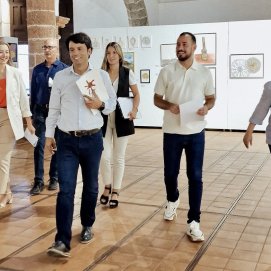 Marcos Bergaz junto a concejales Grupo PSOE Teguise