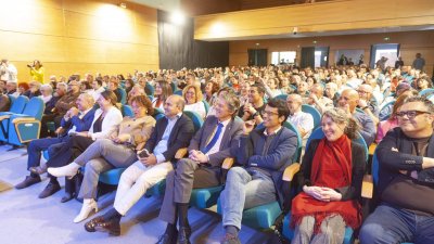 Manuela Carmena durante su visita a Lanzarote. 