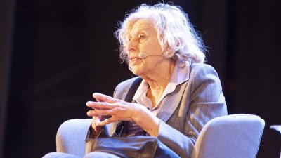 Manuela Carmena durante su visita a Lanzarote. 