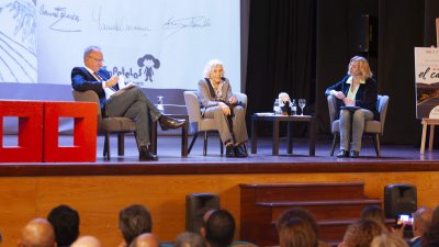Manuela Carmena durante su visita a Lanzarote. 