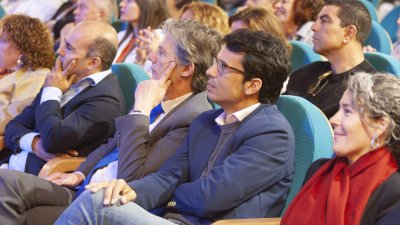 Manuela Carmena durante su visita a Lanzarote. 
