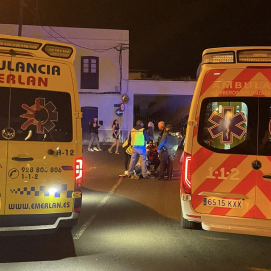 Herido tras recibir un botellazo en una pelea multitudinaria en Puerto del Carmen
