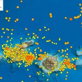 Movimientos sísmicos en Canarias durante el pasado año 2023