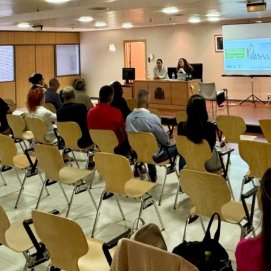 Rueda de prensa en los Juzgados de Arrecife