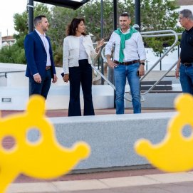 Visita al nuevo parque infantil en Tahíche