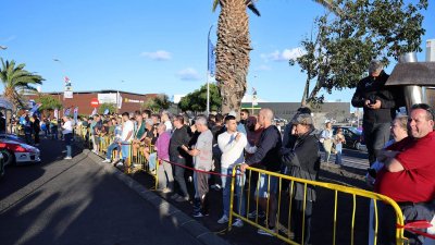 Verificaciones y salida del 46º Rallye Orvecame-Isla de Lanzarote