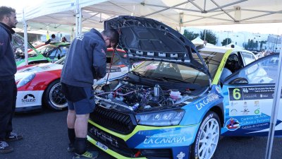 Verificaciones y salida del 46º Rallye Orvecame-Isla de Lanzarote
