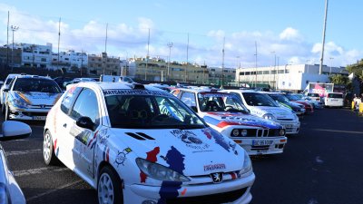 Verificaciones y salida del 46º Rallye Orvecame-Isla de Lanzarote
