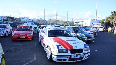 Verificaciones y salida del 46º Rallye Orvecame-Isla de Lanzarote