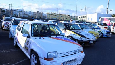 Verificaciones y salida del 46º Rallye Orvecame-Isla de Lanzarote