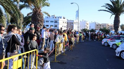 Verificaciones y salida del 46º Rallye Orvecame-Isla de Lanzarote