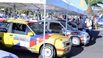 Verificaciones y salida del 46º Rallye Orvecame-Isla de Lanzarote