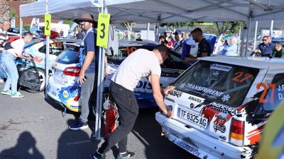 Verificaciones y salida del 46º Rallye Orvecame-Isla de Lanzarote
