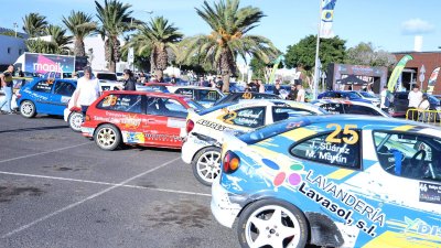 Verificaciones y salida del 46º Rallye Orvecame-Isla de Lanzarote