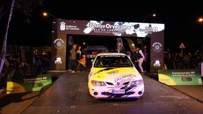 Verificaciones y salida del 46º Rallye Orvecame-Isla de Lanzarote