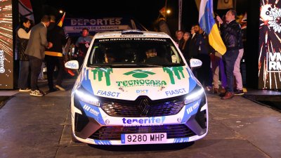 Verificaciones y salida del 46º Rallye Orvecame-Isla de Lanzarote