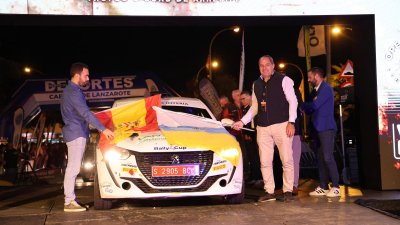 Verificaciones y salida del 46º Rallye Orvecame-Isla de Lanzarote