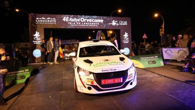 Verificaciones y salida del 46º Rallye Orvecame-Isla de Lanzarote
