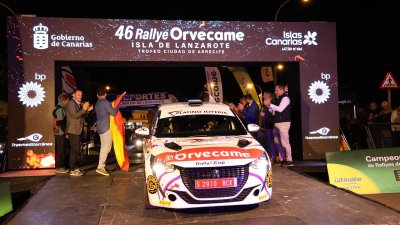 Verificaciones y salida del 46º Rallye Orvecame-Isla de Lanzarote