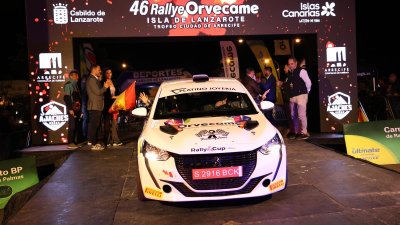 Verificaciones y salida del 46º Rallye Orvecame-Isla de Lanzarote
