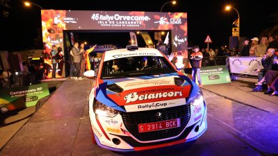 Verificaciones y salida del 46º Rallye Orvecame-Isla de Lanzarote