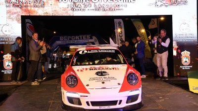 Verificaciones y salida del 46º Rallye Orvecame-Isla de Lanzarote