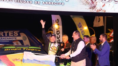 Verificaciones y salida del 46º Rallye Orvecame-Isla de Lanzarote
