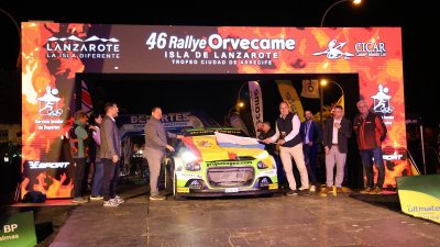 Verificaciones y salida del 46º Rallye Orvecame-Isla de Lanzarote