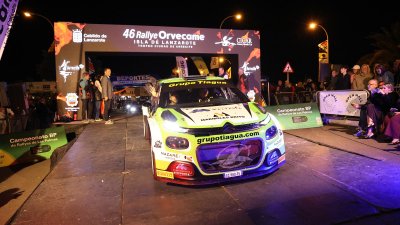 Verificaciones y salida del 46º Rallye Orvecame-Isla de Lanzarote