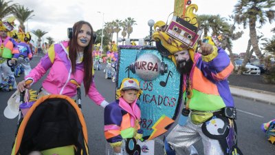 Coso del Carnaval de Costa Teguise, 2025 (Fotos: Juan Mateos)